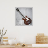 Vox すごい Lynx Deluxe GuitarPoster ポスター (キッチン)