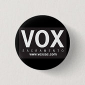 VOX_LogoBLK_HR 缶バッジ (正面)