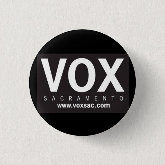 VOX_LogoBLK_HR 缶バッジ (正面)