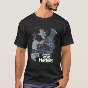 Vox Machina Grogの伝説の強い顎とAx Tシャツ