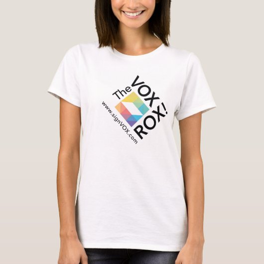 VOX ROX Tee – 彼女 Tシャツ (正面)