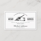 Voxnisesサービスプロフェッショナルヴィンテージのカスタマイズ 名刺 (正面)