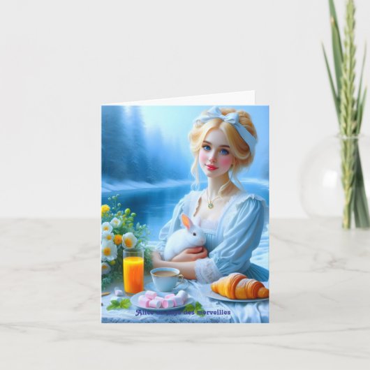 voyage à travers le Pays des Merveilles -  サンキューカード (正面)