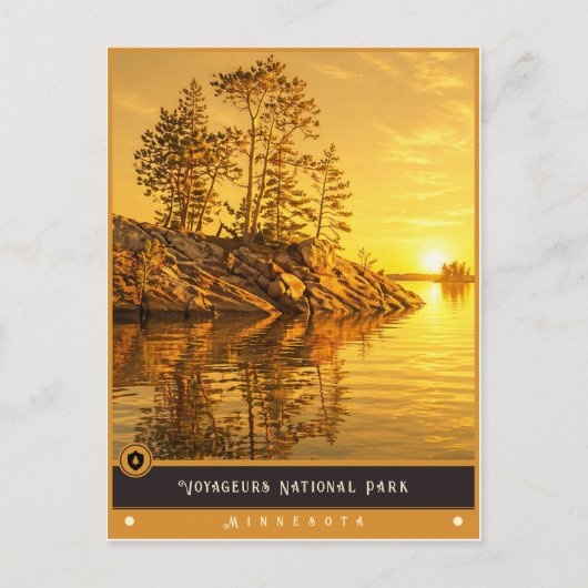 Voyageurs National Park | Minnesota Vintage ポストカード (正面)