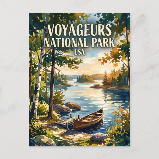 Voyageurs National Park USA ポストカード (正面)