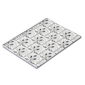 Voyseyのミヤマガラスおよびヒイラギパターンクリスマスジャーナル ノートブック (左側)