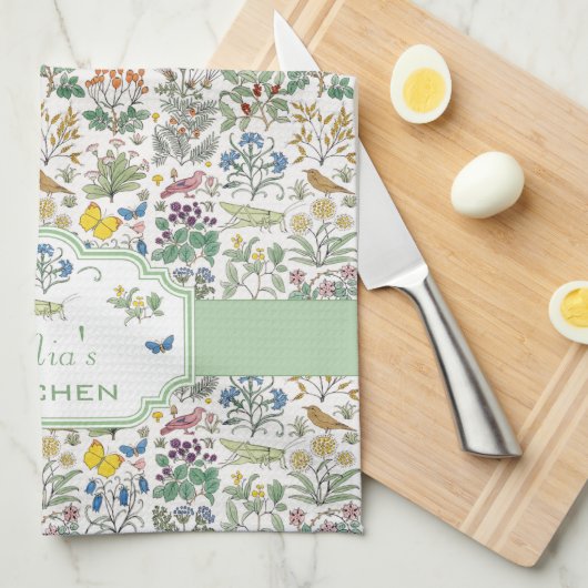 Voysey Kitchen Tea Toolo カスタム for MR. キッチンタオル (四つ折り)