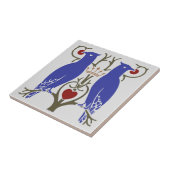 Voysey Love Birds Ceramic TIle (Bright) タイル (側面)