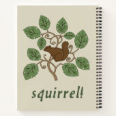 Voysey's Squirrelスパイラルノート ノートブック (裏面)