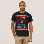 VPからKamala Harris 2024社長 Tシャツ (正面フル)