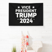 VPトランプおもしろい選挙ジョーバイデン氏おもしろい引用文 横断幕 (インサイチュ)