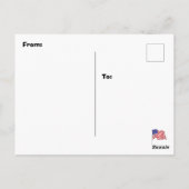 VP討論中のカマラハリス引用文 ポストカード (裏面)