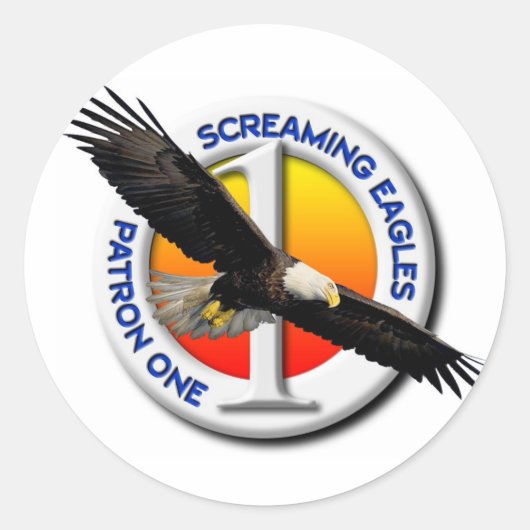 VP-1ステッカー（小） ラウンドシール (正面)