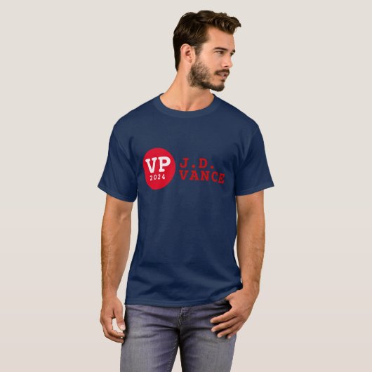 VP J. D. VANCE 2024 Tシャツ (正面フル)