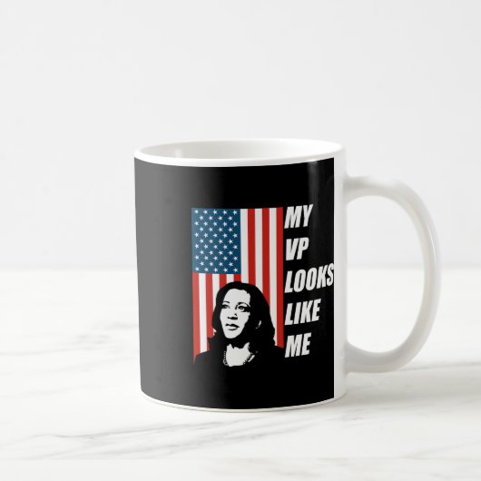 Vp Like Me Kamala Harris コーヒーマグカップ (右)