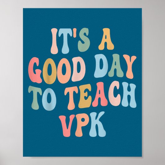 Vpk教師のバックトゥスクール最初の日のVpk教師 ポスター (正面)