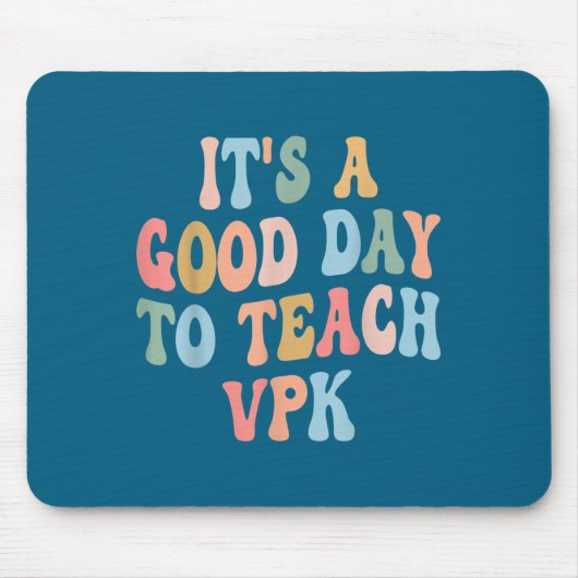 Vpk Teacher Back To School First Day Of Vpk Teache マウスパッド (正面)