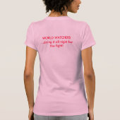 VQ-1リレーチームの女性ワイシャツ Tシャツ (裏面)