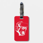 VRのゴリラ ラゲッジタグ (裏面縦)