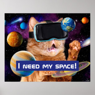VRキャットイン宇宙 ポスター