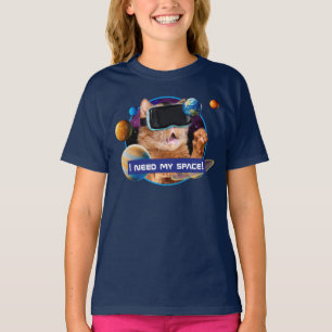 VRキャットイン宇宙 Tシャツ