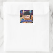 VRキャット宇宙 スクエアシール (バッグ)