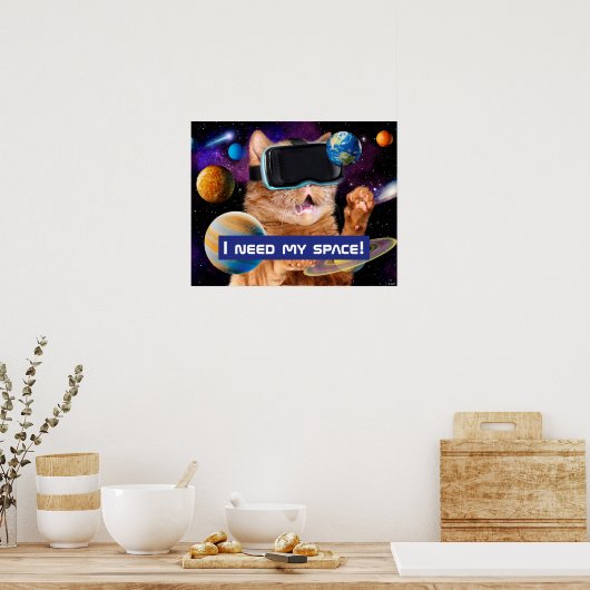 VRキャット宇宙 ポスター (キッチン)