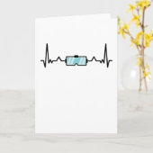 VRギフト仮想現実ゲーマーハートビート カード (黄色い花)