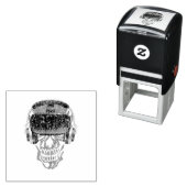 Vrゲーマーヘッドセットビデオゲームスカル – 仮想現実 セルフインキングスタンプ (インサイチュ)