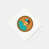 VRゲーマーレトロヴィンテージバーチャルリアリティゲームギフト スタンダードカクテルナプキン (角)