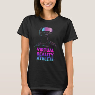VRバーチャルリアリティプレーヤーPCおたくアスリートゲームG Tシャツ