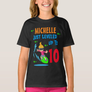 VRバーチャルリアリティ誕生日パーティーガールカスタム Tシャツ