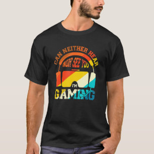 Vrビデオゲームのゲーマーが聞こえない Tシャツ
