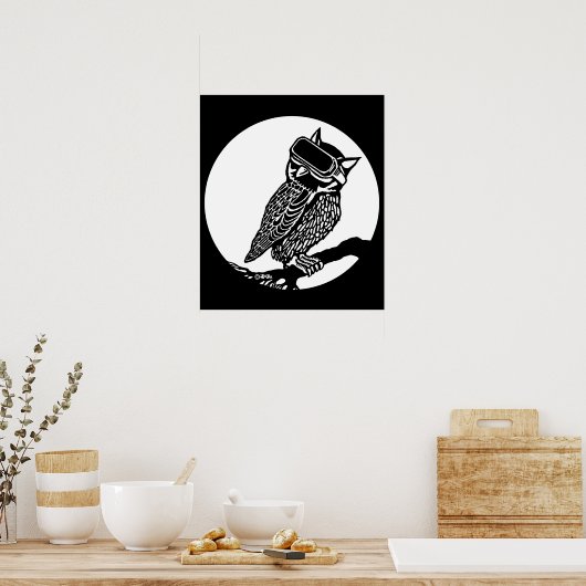 VRフクロウ ポスター (キッチン)