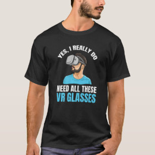 Vrプレーヤーのバーチャルリアリティゲーマー引用文 Tシャツ