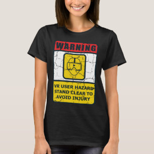 VRプレーヤー電子ゲーマーおよびビデオゲームファン Tシャツ