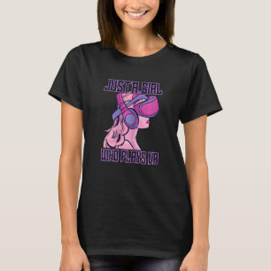 VrプレーヤーVrレトロを持つ女遊の子のみ Tシャツ