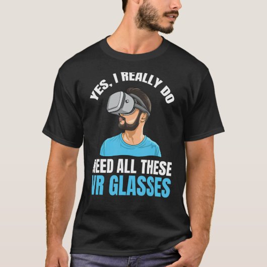 Vrプレーヤ1の仮想現実ゲーマー引用文 Tシャツ (正面)