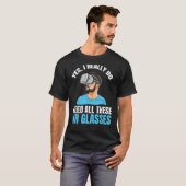 Vrプレーヤ1の仮想現実ゲーマー引用文 Tシャツ (正面フル)