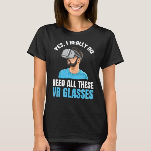 Vrプレーヤ1の仮想現実ゲーマー引用文 Tシャツ (正面)
