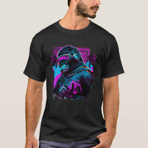 VRヘッドセットのVRゲーマーGorilla仮想現実ゲーム Tシャツ