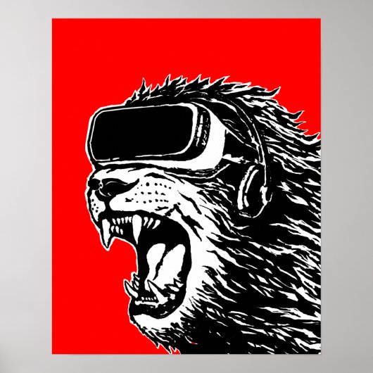 VRライオン ポスター (正面)
