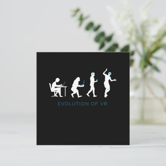 VR仮想現実ゲーマーゲームのギフトの進化 招待状 (スタンド正面)