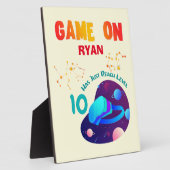 VR誕生日ボーイゲーマーパーティー群一致  フォトプラーク (側面)