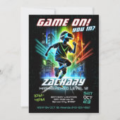 VR誕生日招待状ゲームパーティー招待状 招待状 (正面)