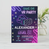 VR誕生日招待状仮想現実招待状 招待状 (スタンド正面)