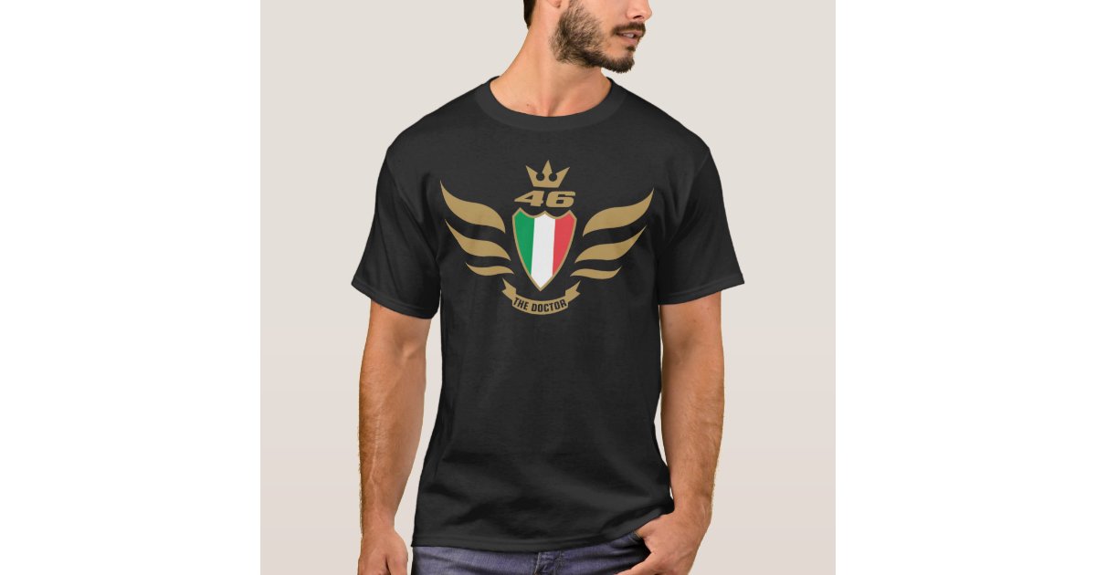 VR46 The Doctor - Valentino Rossi - Bike Racer Tシャツ | Zazzle.co.jp