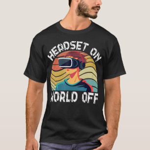 Vr ゲーマー Vr プレーヤー バーチャルリアリティ Vr ゲーム ビデオ ゲーム Tシャツ