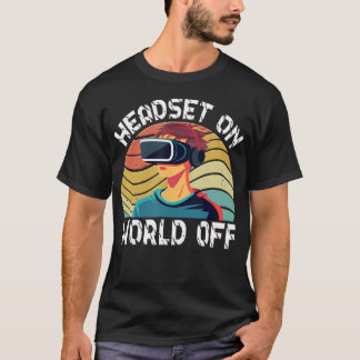 Vr ゲーマー Vr プレーヤー バーチャルリアリティ Vr ゲーム ビデオ ゲーム Tシャツ