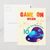 VR バースデーボーイ ゲーマーパーティー グループマッチング ポストカード (正面/裏面)